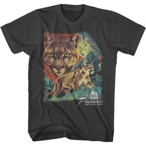 Mountain Lion Collage Pinnacles National Park Tshirt
